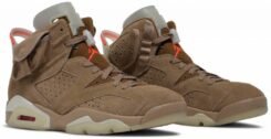 Alternative view of Jordan 6 Travis Scott British Khaki