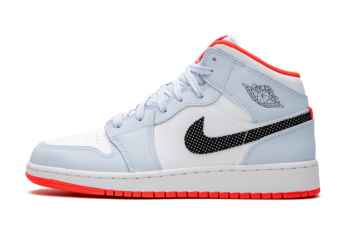Nike Air Jordan 1 Half Blue Polka Dot | Sneaker Cream