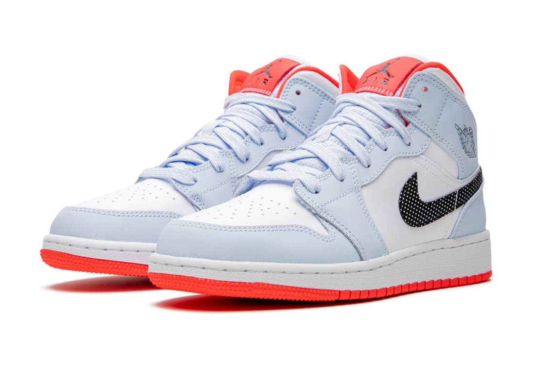 Nike Air Jordan 1 Half Blue Polka Dot | Sneaker Cream