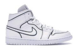 Jordan 1 Mid Iridescent Reflective White