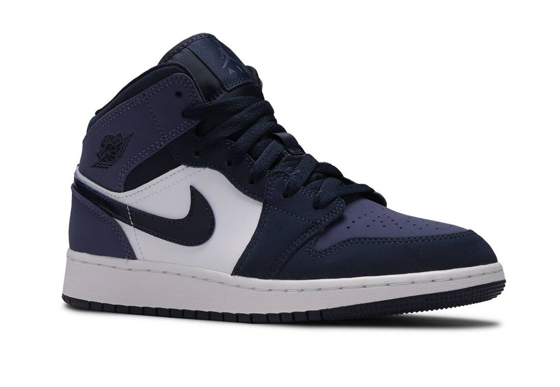 Jordan 1 Mid Obsidian Sanded Purple | Sneaker Cream