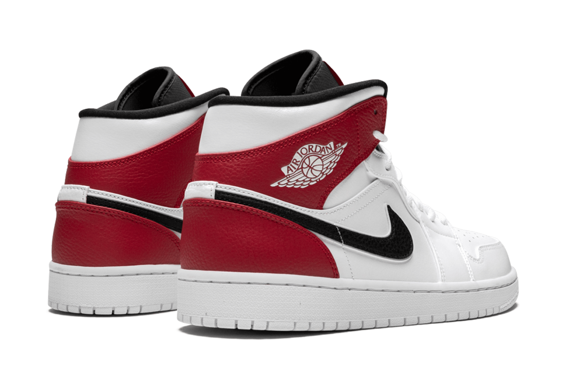 Jordan 1 Mid White Gym Red | Sneaker Cream