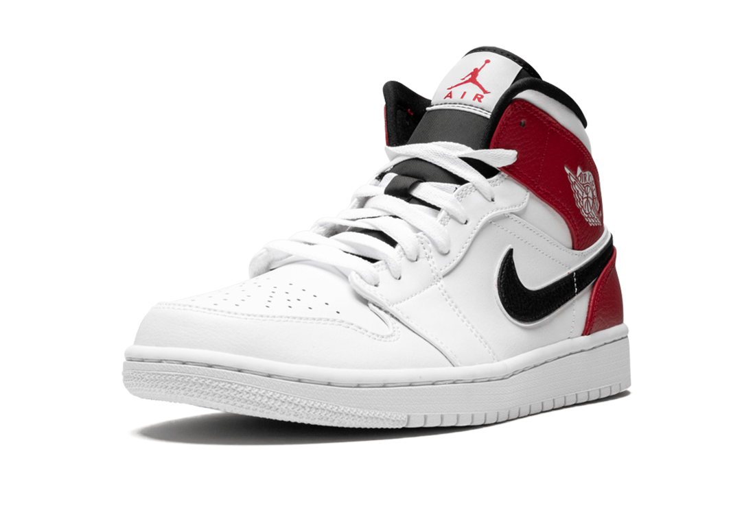 Jordan 1 Mid White Gym Red | Sneaker Cream
