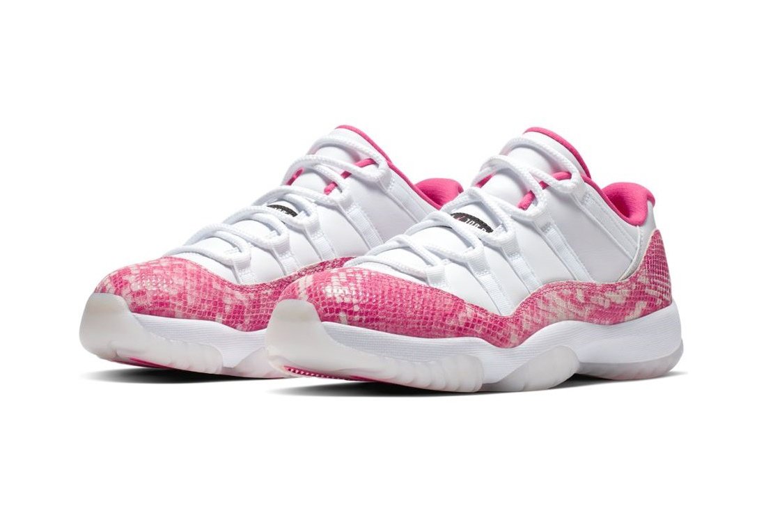 Jordan 11 Low Pink Snakeskin | Sneaker Cream