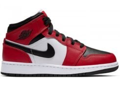 Jordan 1 Mid Chicago Black Toe