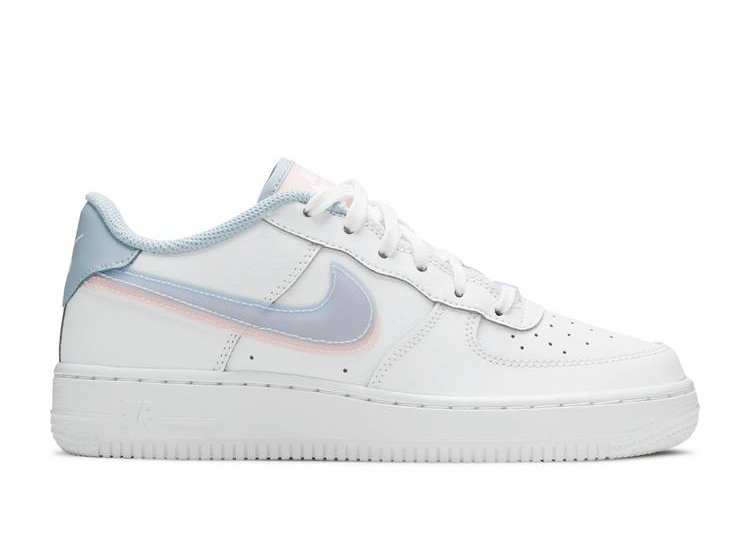 Nike Air Force 1 Low LV8 Double Swoosh Light Armory Blue | Sneaker Cream