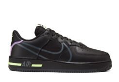 Nike Air force 1 React Black Violet Star