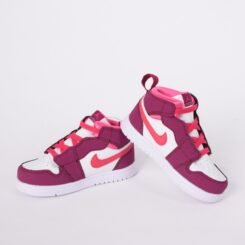 Alternative view of Jordan 1 Mid Mallow Kid