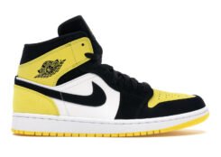 Nike Air Jordan 1 Yellow Toe Black