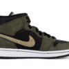 Nike Air Jordan 1 Black Trooper Sequoia | Sneaker Cream