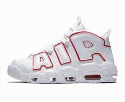 Nike Air More Uptempo White Red