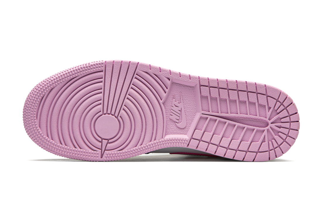 Jordan 1 Mid White Black Light Arctic Pink | Sneaker Cream