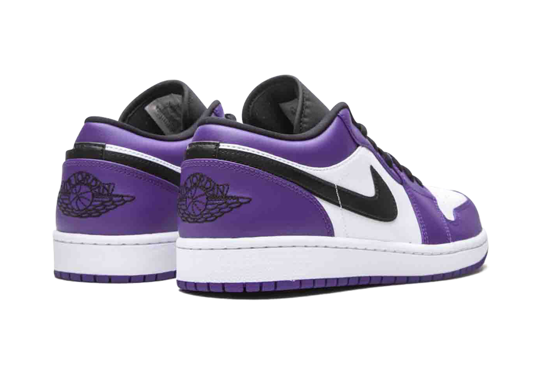 Jordan 1 Low Court Purple White | Sneaker Cream
