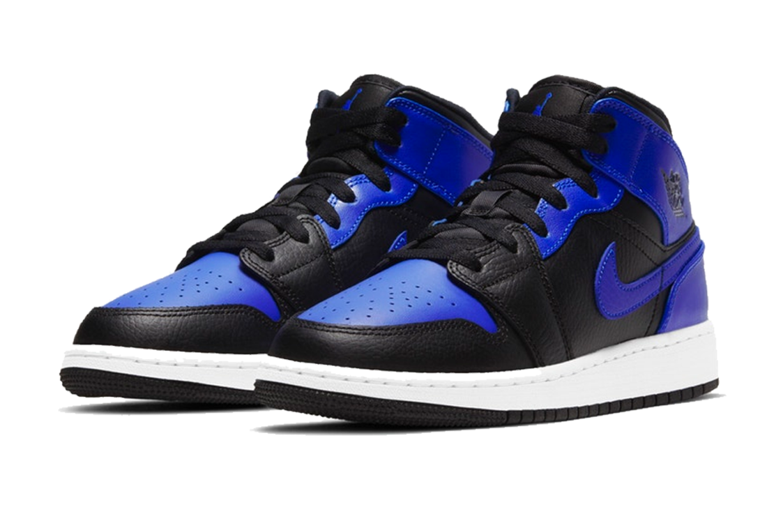 Jordan 1 Mid Hyper Royal GS | Sneaker Cream