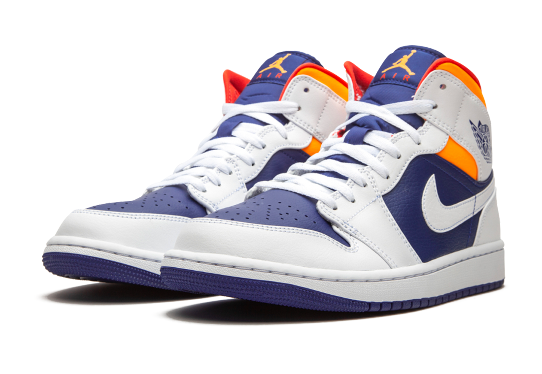 Jordan 1 Mid SE Royal Blue Laser Orange | Sneaker Cream