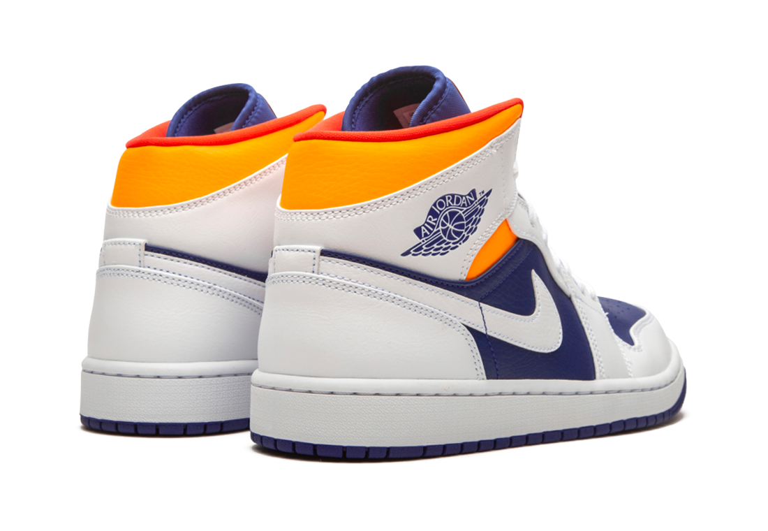 Jordan 1 Mid SE Royal Blue Laser Orange | Sneaker Cream