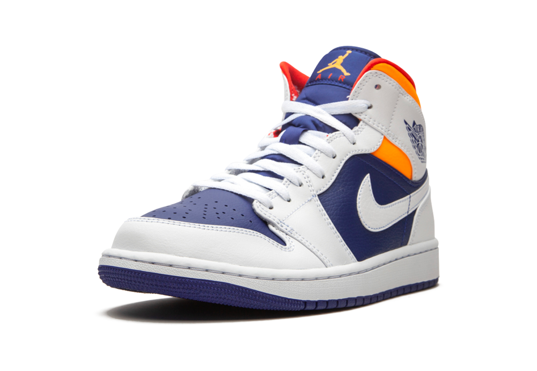 Jordan 1 Mid SE Royal Blue Laser Orange | Sneaker Cream