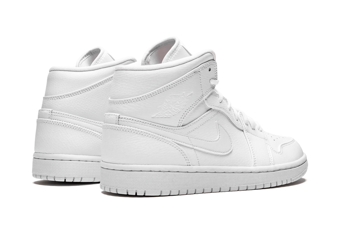 Jordan 1 Mid Triple White | Sneaker Cream