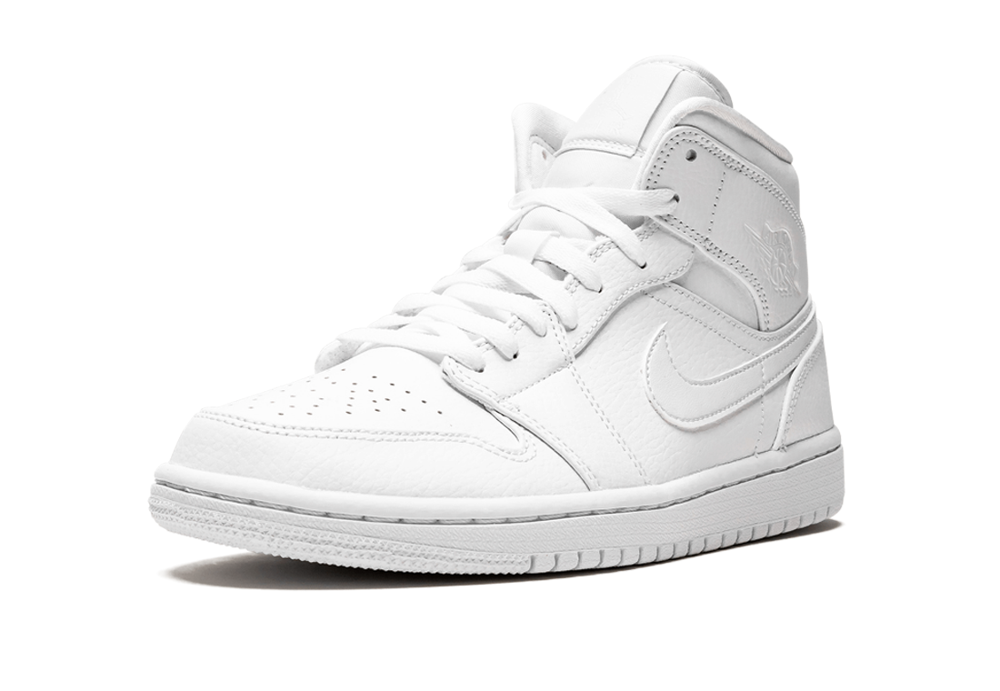 Jordan 1 Mid Triple White | Sneaker Cream