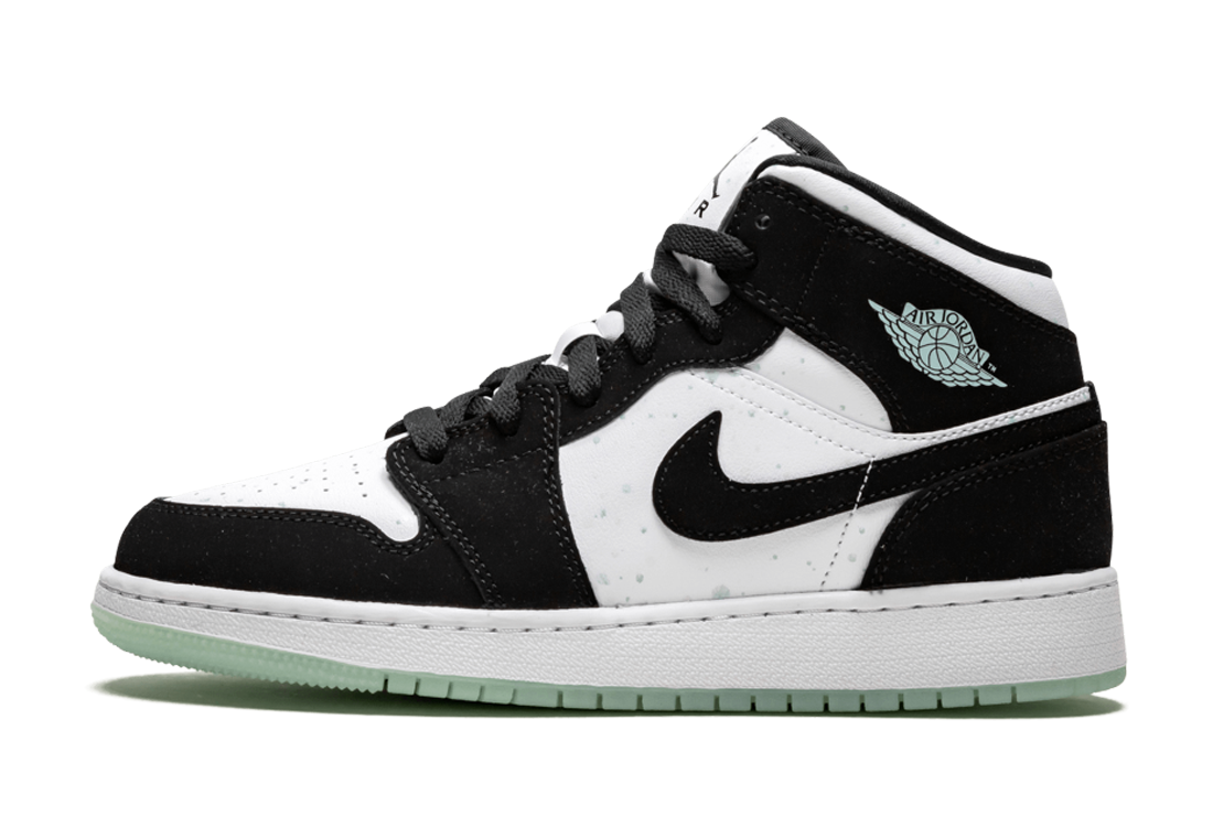 Jordan 1 Mid White Black Teal Tint | Sneaker Cream