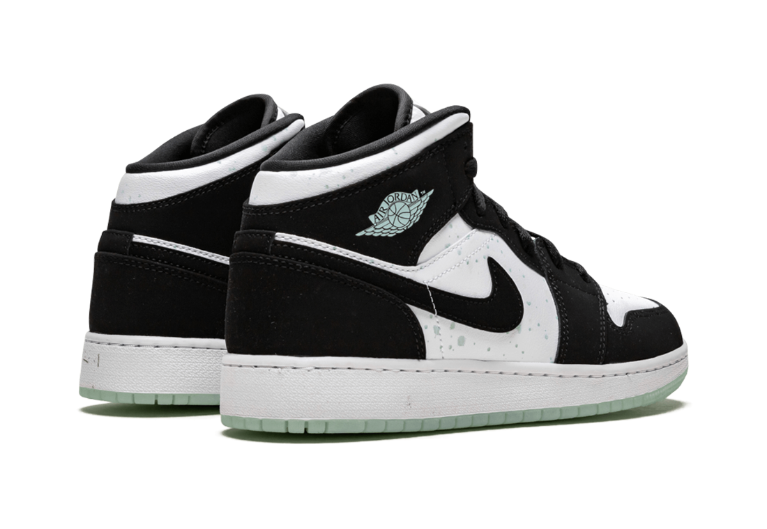 Jordan 1 Mid White Black Teal Tint | Sneaker Cream