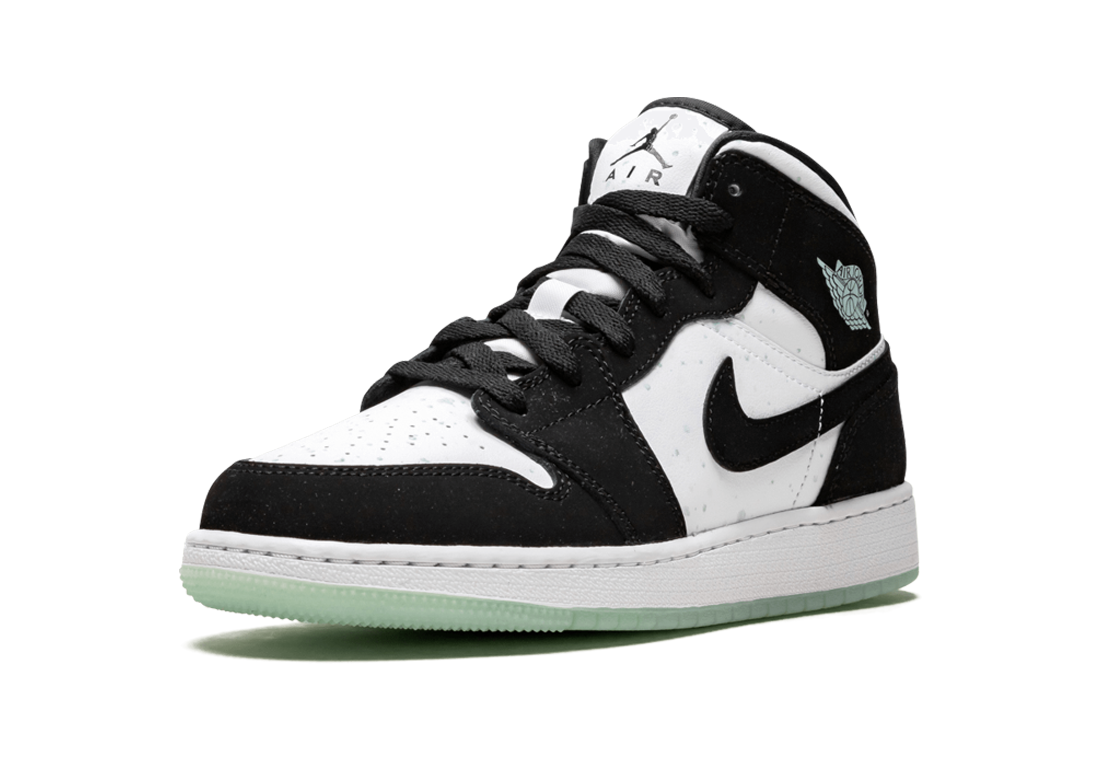 Jordan 1 Mid White Black Teal Tint | Sneaker Cream