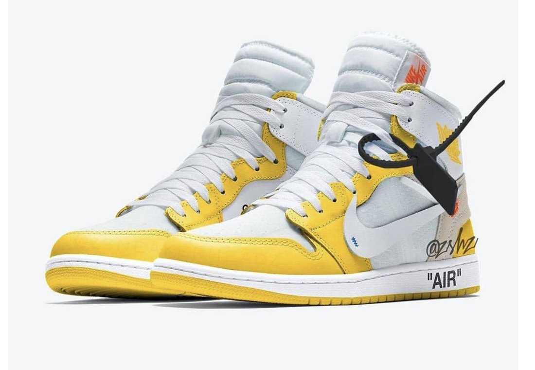 Jordan 1 x Off White Canary Yellow | Sneaker Cream