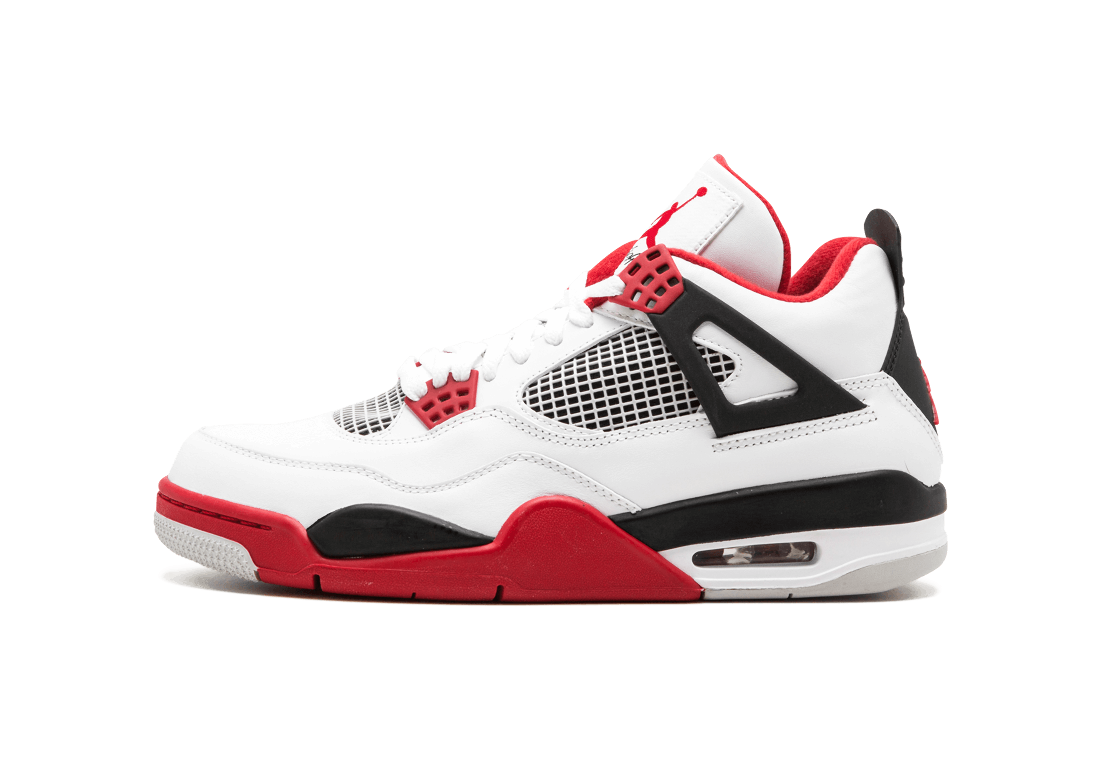 Jordan Retro 4 White Red | Sneaker Cream