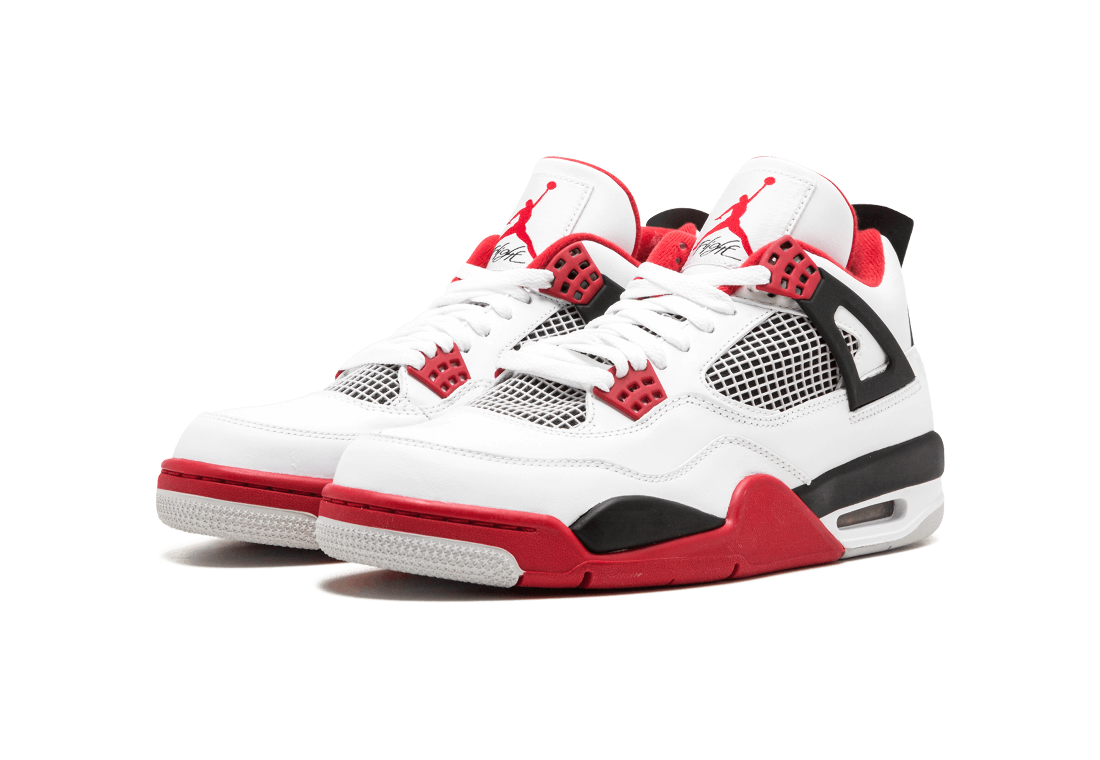 Jordan Retro 4 White Red | Sneaker Cream