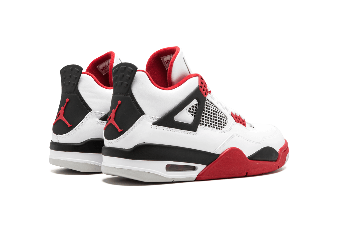 Jordan Retro 4 White Red | Sneaker Cream