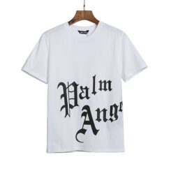 Palm Angels White & Black Classic T-shirt