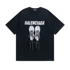 Balenciaga Laces Black T-shirt