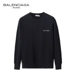Balenciaga Plain Black Sweatshirt