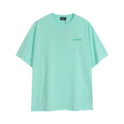 Balenciaga Satin Light Blue T-shirt