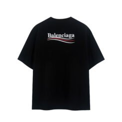 Alternative view of Balenciaga Three stripes Black T-shirt