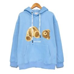 Palm Angels Behead Blue Hoodie