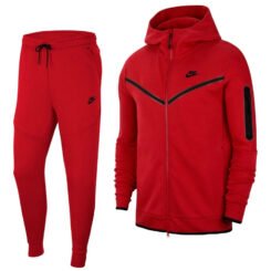 Nike Tech Fleece Red (Two Pieces)