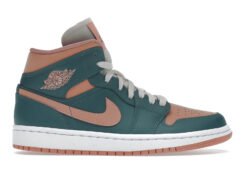 Jordan 1 Mid Dark Teal Green