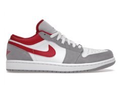 Jordan 1 Low Smoke Grey Gym Red