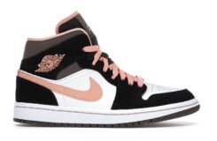 Jordan 1 Mid Peach Mocha