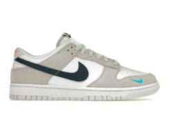 Nike SB Dunk Low White Grey Navy Aqua